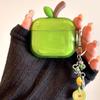 Creative Apple Shaped Case For AirPods Pro 2 & AirPods 4 Transparent Shockproof Earphone Case Full Cover Accessories
