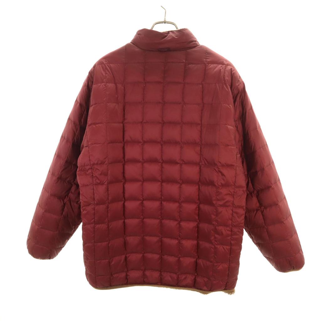 MANASTASH TAION collaboration reversible Down jacket L wine-red Men's Used