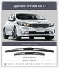 Silent Windshield Wiper Blades for 2021 Dongfeng Yueda K3
