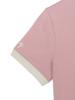 Emelbi Women'S Sportive Lettering Slim Crop Ringer T-Shirt Phi (L.Pink)