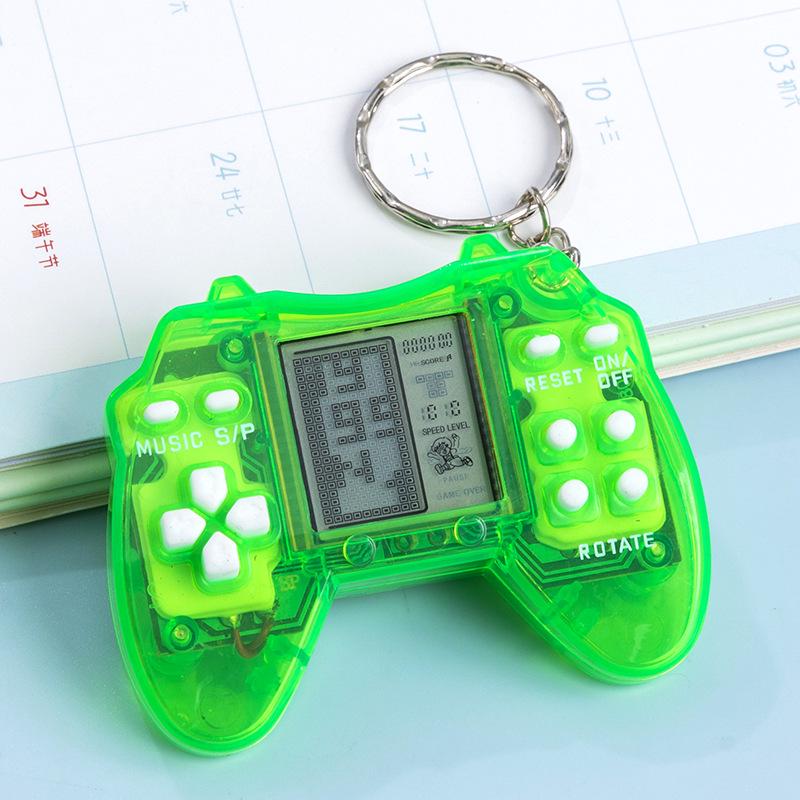 Mini Retro Tetris Handheld Game Console Keychain