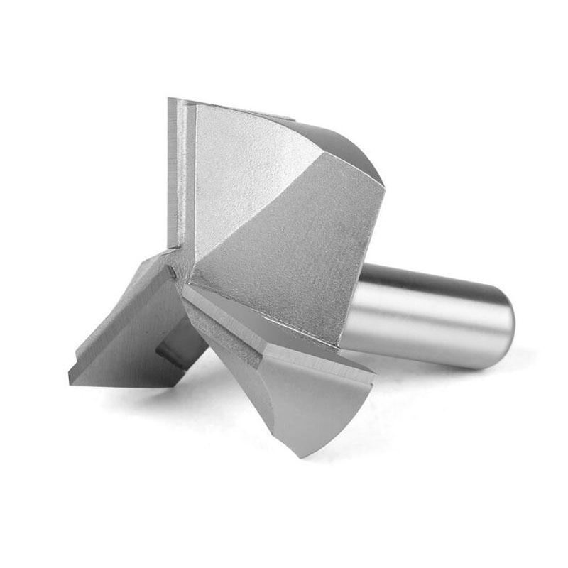 Three-Blade Cleaning bottom Engraving Bit solid carbide router bit Woodworking Tools CNC milling cutter 1/2inch 12mm Shank