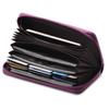 Leather Blocking Wallet Long Zipper Handbags Purse Large Capacity Card Holder Wallet