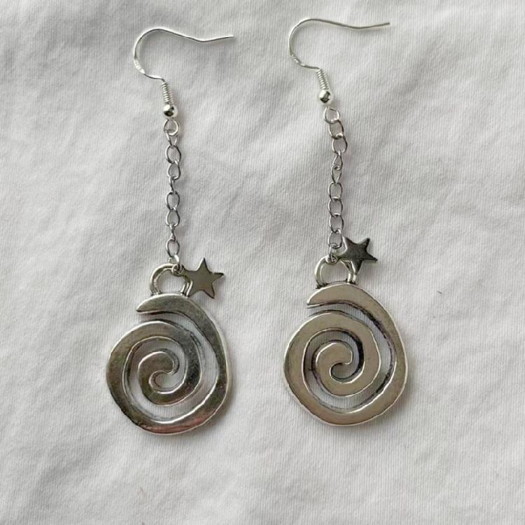 Stainless Steel Whirlpools Charm Pendant Keychain Jewelry Making DIY Accessories