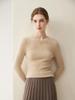 2026 Autumn/Winter Women's 100% Pure Cashmere Slim Fit Round Neck Long Sleeve Sweater