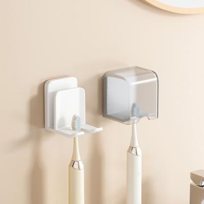 Toothbrush Holder Wall Mount Anti-Slip Stand Strong Load Capacity Quick Drainage