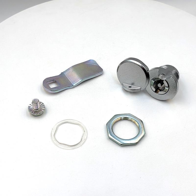 MS705-3A Waterproof Cylindrical Cam Lock for Cabinets, Electrical Control Cabinets, Meter Boxes, and Trash Cans