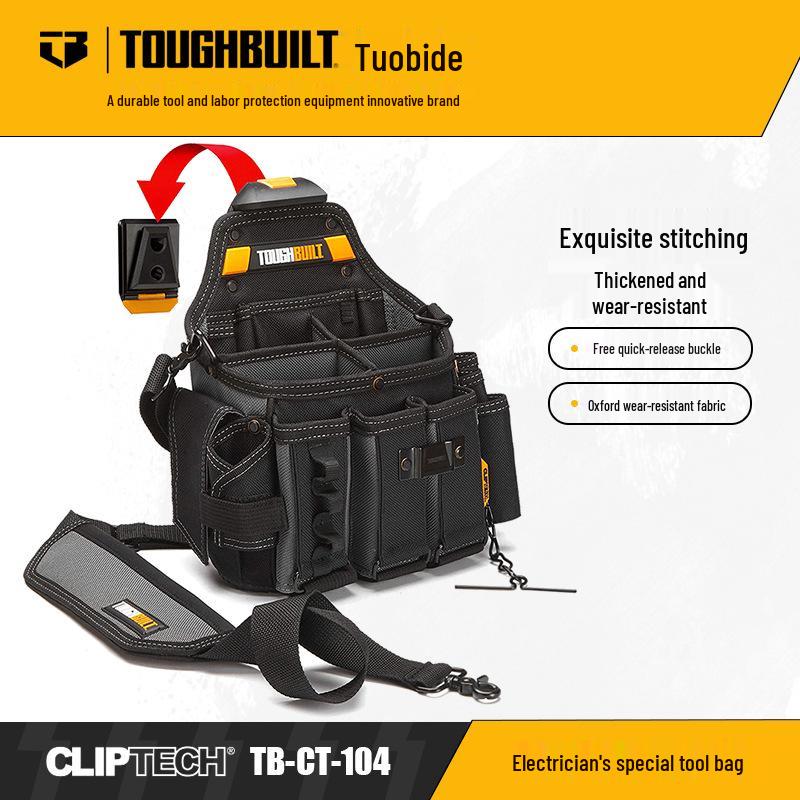 Topbest Electrician Master Tool Waist Bag - Durable, Sturdy, Portable TB-CT-114