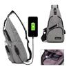 Versatile New Oxford Men Women Chest Pack With Durable Oxford Cloth And Usb Charging