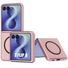 Custodia per Samsung Galaxy Z Flip 8, Protezione Anti-Graffio con Anello Magnetico - Rosa