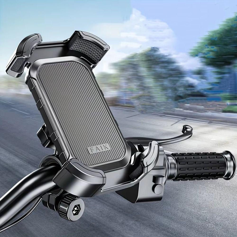 Locking Mechanism Mobile Phone Holder Multiple Shock-Proof Scooter Phone Holder Scooters