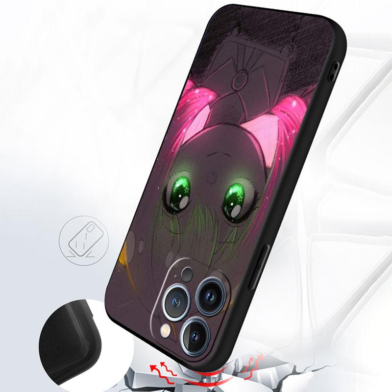 Husă Pentru Apple iPhone 11 13 12 14 Pro 7 Plus XR X XS Max 6 6S 13Pro SE 2022 Silicon Negru Telefon Funda SPY X FAMILY Anime