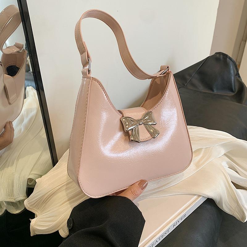 Street Modern Style Underarm Bag With Beautiful Butterfly Knot And Spacious Interior For Essentials