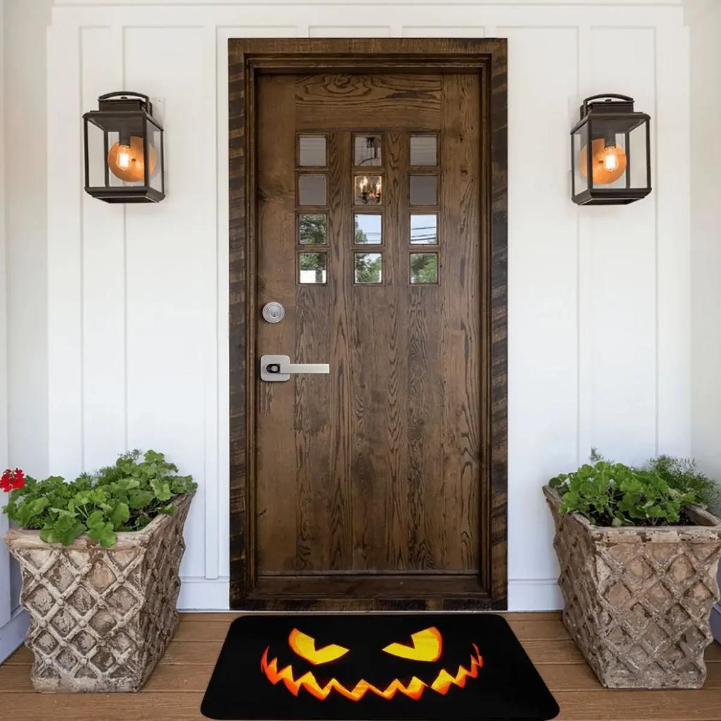 Non-Slip Carpet Happy Halloween Trick Or Treat Doormat Living Room Kitchen Mat Welcome Decor Rug