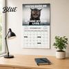 Office Wall Calendar 2027 Funny Calendar January Photos 2027 with Cat - December Monthly Planner