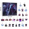 Demon Kpop Hunters Acrylic Advent Calendar Set Keychains Surprise Gift Kids