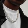 2025 2022 New Trendy Imitation Pearl Necklace Men Temperament Simple Handma
