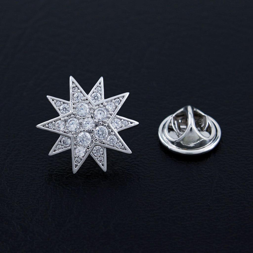 Stylish Sunflower Brooch – Unisex Luxury Micro-Paved Zirconia Lapel Pin