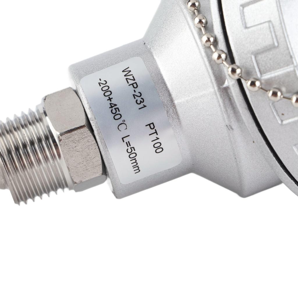 Temperature Sensor PT1/2'' Anti-rust PT100 Temperature Sensor Probe  Exquisite for Temperature Controllers for Industry