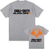 Streetwear Hip Hop Men Women Tees BO6 Call of Duty Black Ops Game Printing Tshirts Cotton Short Sleeve O-neck T-shirt Unisex Top