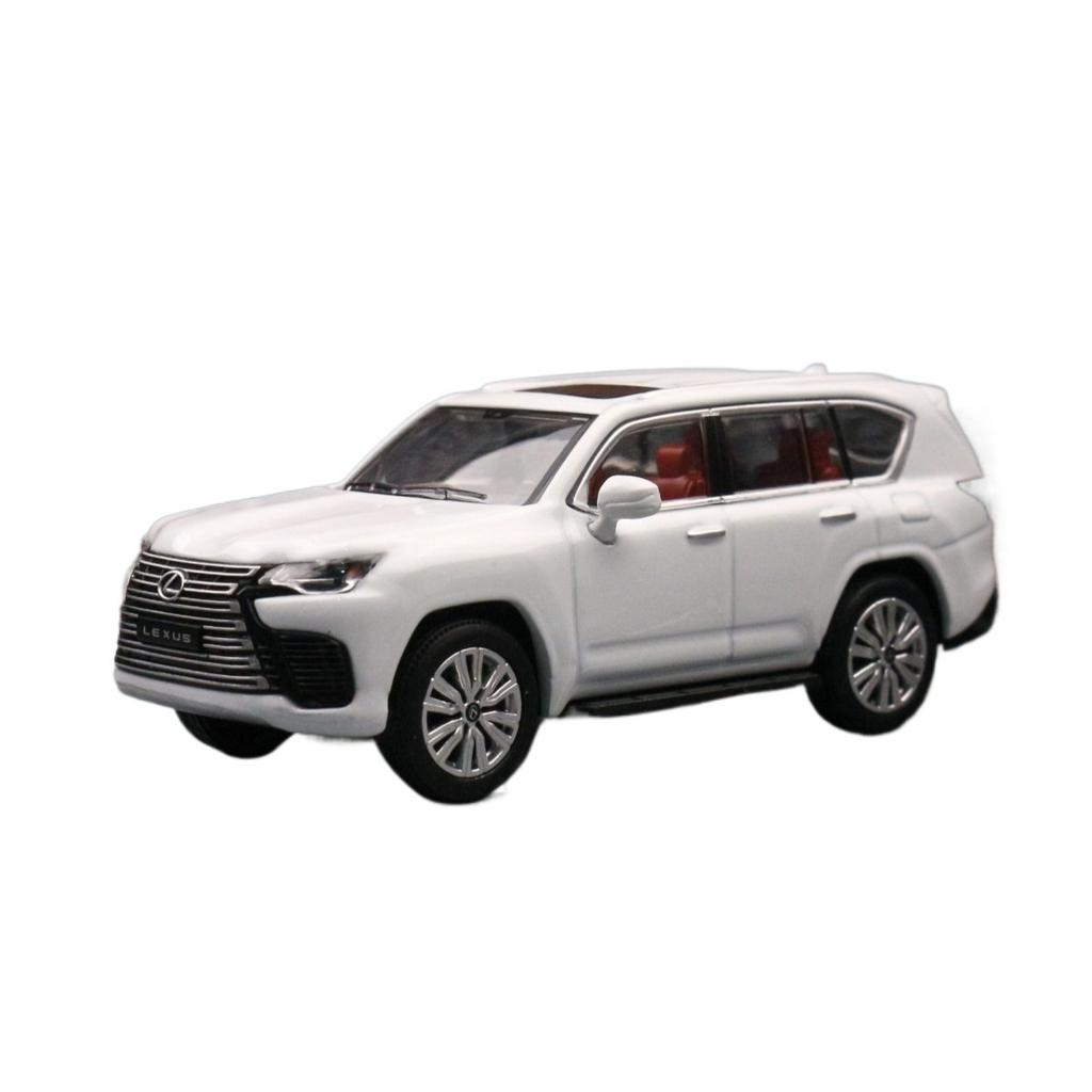 1/64 Lexus LX600 Miniaturmodell JKM Premium SUV Spielzeugauto Fahrzeug Freilaufräder Druckguss Zinklegierung Metall Sammlung Geschenk