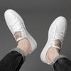 High Quality Skate Shoes Men 2024 New Lace-Up Men's Shoes Genuine Leather Men Casual Shoes All-match Outdoor Mens Sneakers