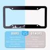 Mounta License Plate Frame 2 Pack Universal US Car Plate Holder Cover Accessories Decor With Screw For Women Man 12.3 X 6.3 Inch