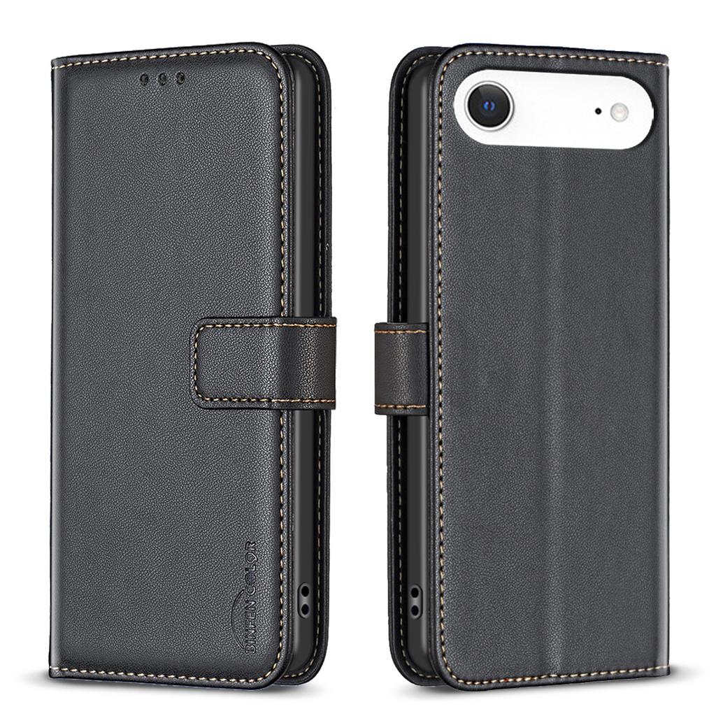 For iPhone 17 Air Phone Case BINFEN COLOR BF17 Wallet Folio Flip Leather Cover