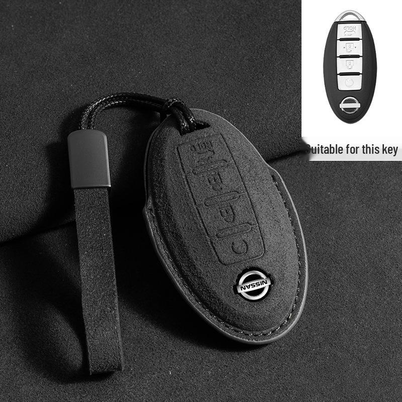 Nissan Car Key Cover for Altima, Sylphy (14th Gen), Qashqai, X-Trail, Tiida, Bluebird, Kicks, Tanlu, Loulan