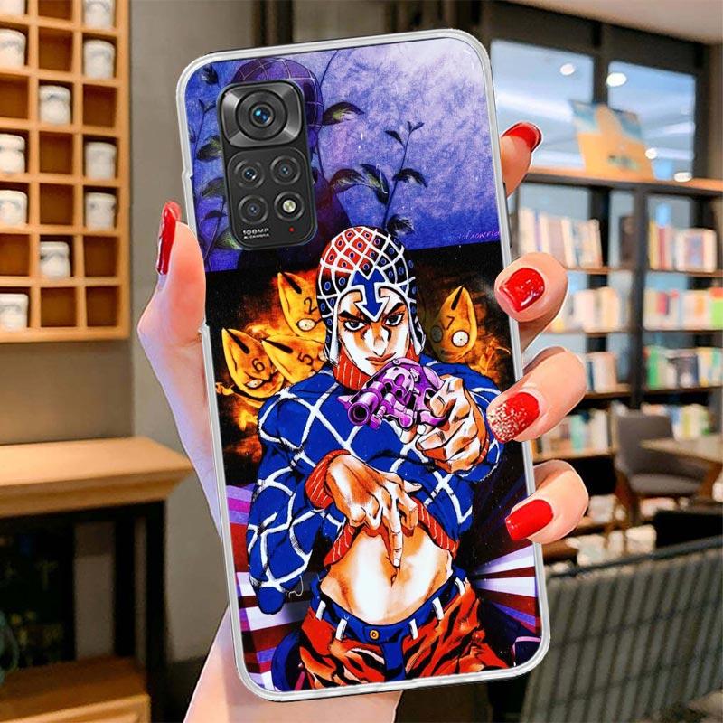JoJo Bizarre Adventure Cover Phone Case For Xiaomi Redmi Note 15 14 13 12 11 10 Pro Plus 14S 12S 11S 11T 11E 10S Soft Fundas She