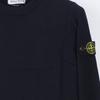 Stone Island Sweater Kids Solid Color Crew Neck Pullover Long Sleeve Navy Blue Kids sweaters 8116509C4-V0020