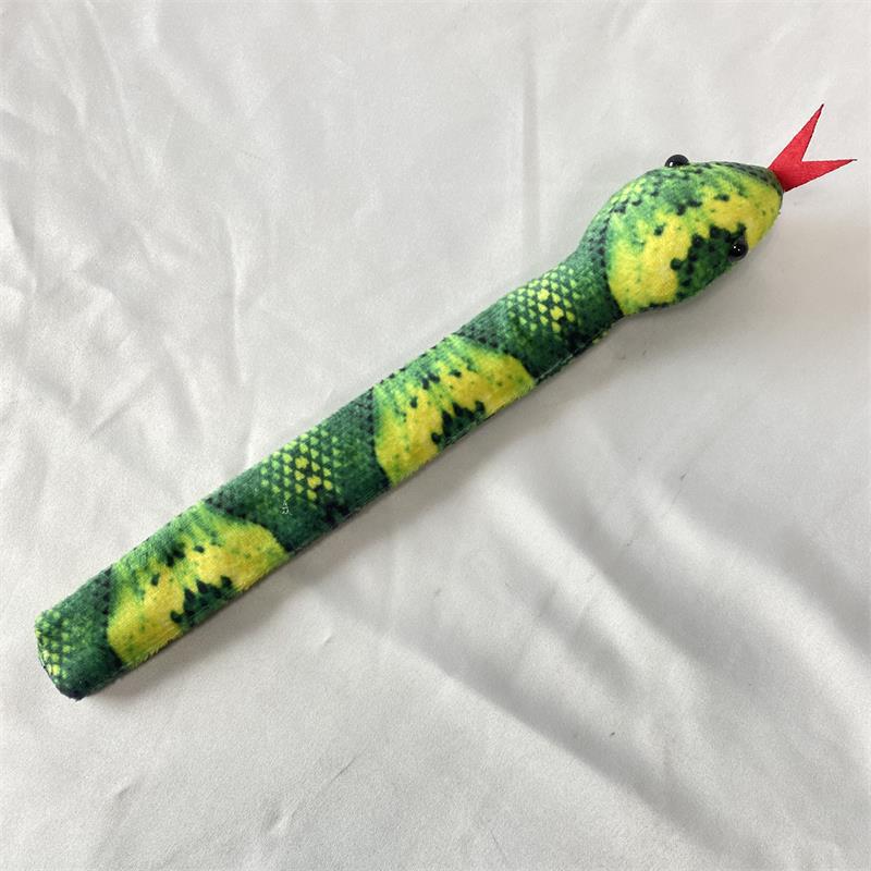 Creative Children Soft Skin Design Snake Bracelet Pat Circle Funny Snake Slap Bracelets Fun Party Favors For Kids Holiday Gifts