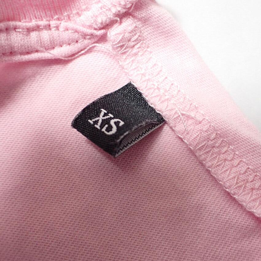 [Used] DIESEL/Diesel print cool neck cotton short sleeve cut and sew/b48-33