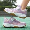High Quality Pink Tennis Shoes For Girls Professional Badminton Shoes Kids Trainers Knob Breathable Mesh Children's Sports Shoes