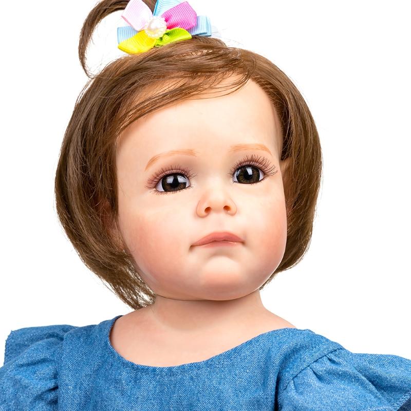 21inch Baby Girl Dolls Lifelike Reborns for Doll Cute Birthday Gift Real & Soft Touching Caucasian for Doll with Beautif