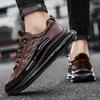 Handgefertigte Lässige Leder Herrenschuhe Atmungsaktive Sneaker Fahrschuhe Loafer Schuhe Herren Heißer Verkauf Mokassins Laufschuhe