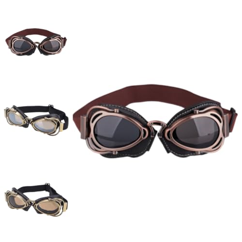 

[TAKEY] Мотоциклетные очки Ретро Винтажные Очки для езды Защитные очки от солнца и ветра Мотоциклетные очки Кафе Рейсер 19*6.5cm