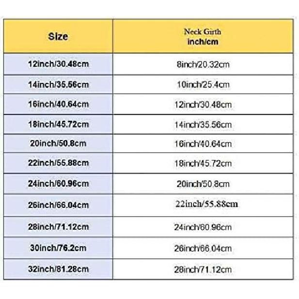 15mm Strong Silver Gold Stainless Steel Slip Dog Collar Metal Training Choke Chain for Large Dogs (34inch, Black)