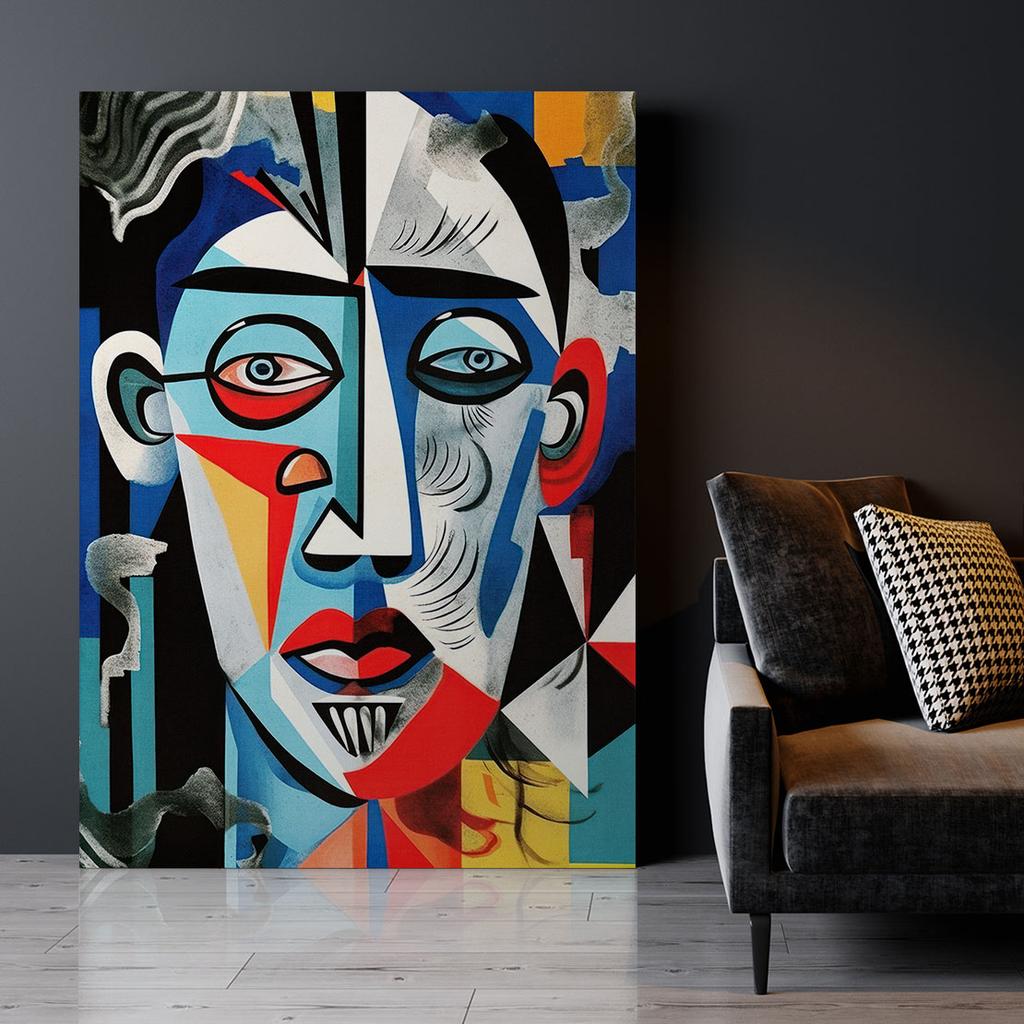 Obraz na płótnie portret kubizm twarz picasso