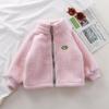 Herbst Winter Kinder Lamm Fleece Mantel Plüsch verdickt Baumwolle Mantel Jungen Mädchen Plushed warme Jacken