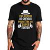 No Need Hair To Be A Great Uncle T Shirt Funny French Bald Jokes Gift Tops 100% Cotton Casual Soft T-shirts EU Size