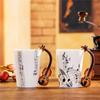 Violin Mug Ceramic Coffee Milk Cup with Handle Great Gift for Violinist Musician X3UC