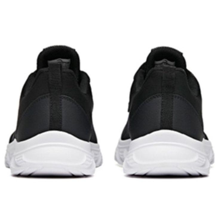 Anta Running Series Mesh Casual Shock Absorbing Non-Slip Wear-Resistant Breathable Low-Top Running Shoes Men Sneaker Black White 912045523-2