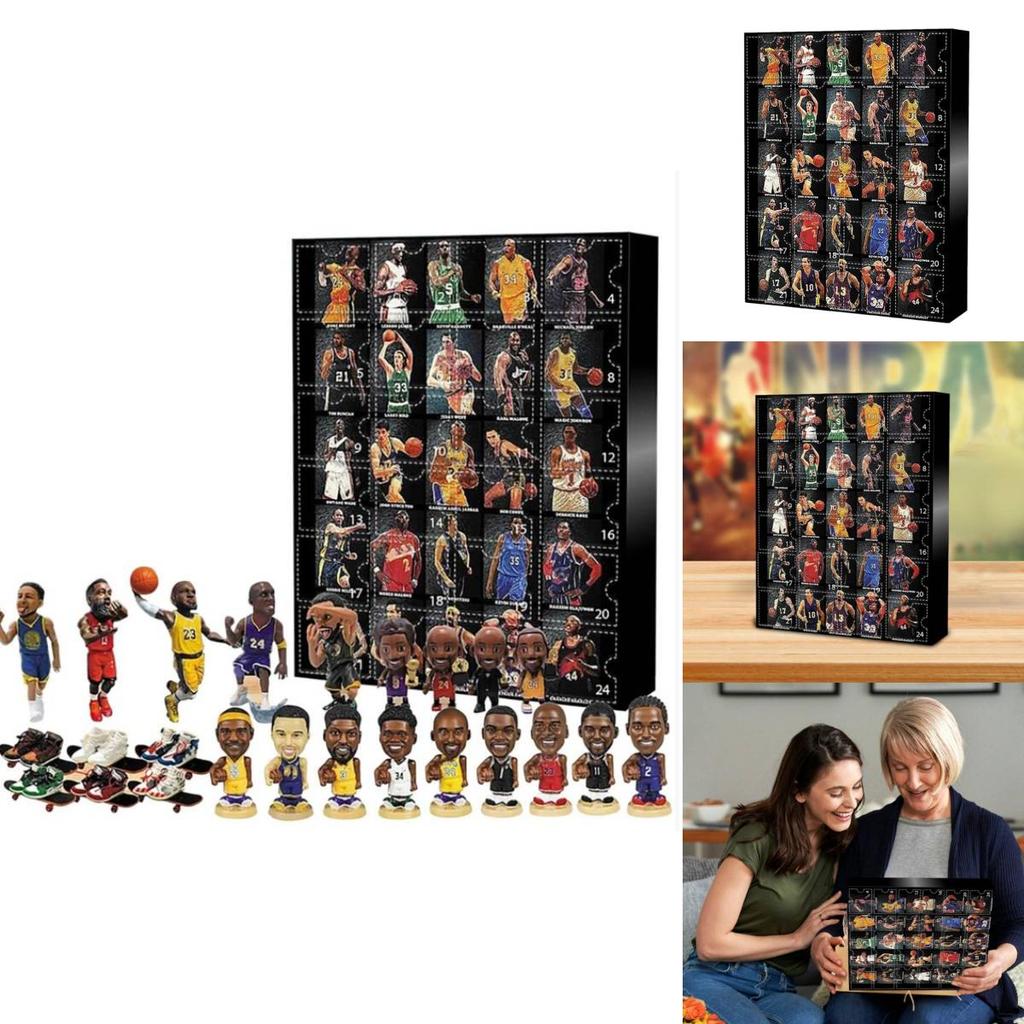 Figuras de Jogadores de Basquete em PVC para Colecionadores da NBA para Presente de Feriado e Decoração de Festa