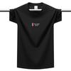 220GSM Schweres Baumwoll-T-Shirt für Herren 12 Farben Rundhalsausschnitt Kurzarm Mode-Tee Atmungsaktiv Weich Lässig Sommer Oberteil