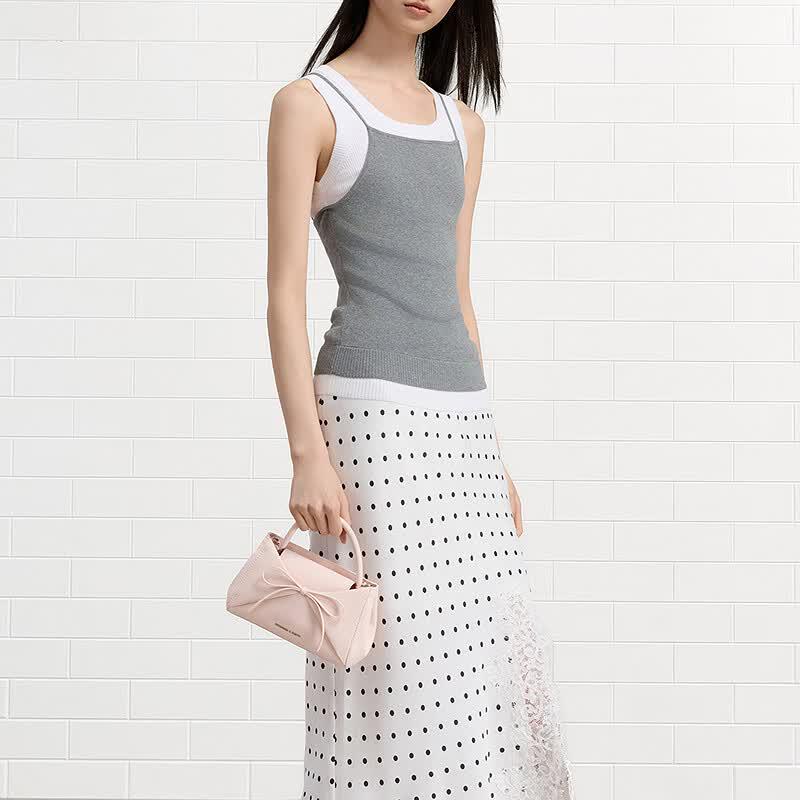 CHARLES & KEITH Bow Detail Top Handle Crossbody Bag