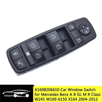 Για Mercedes Benz AB GL MR Class W245 W169 A150 B200 X164 2004-2012 Electric Power Window Master Switch A1698206610 1698206610