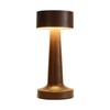 Retro Vintage Touch Sensitive Dimmer Rechargeable Battery Operated Dumbbell Cordless LED Table Lamp For Bar Restaurant Hotel