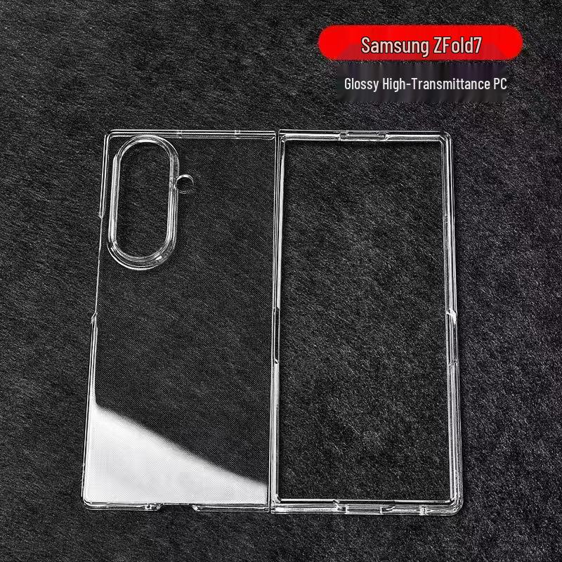 Transparent Hard Shell Protective Cover for Samsung Galaxy Z Fold 7 Samsung Galaxy Z Fold 7
