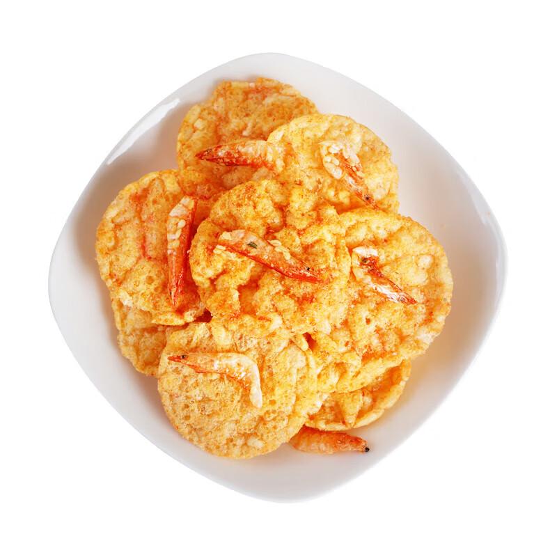 Galettes de riz soufflé croustillantes aux crevettes et fleur de cerisier épicées